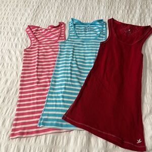Aerie Blue and White Striped Tank Top